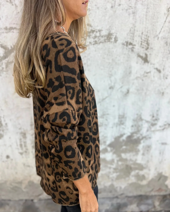 Leona | Leopard Print Casual Top