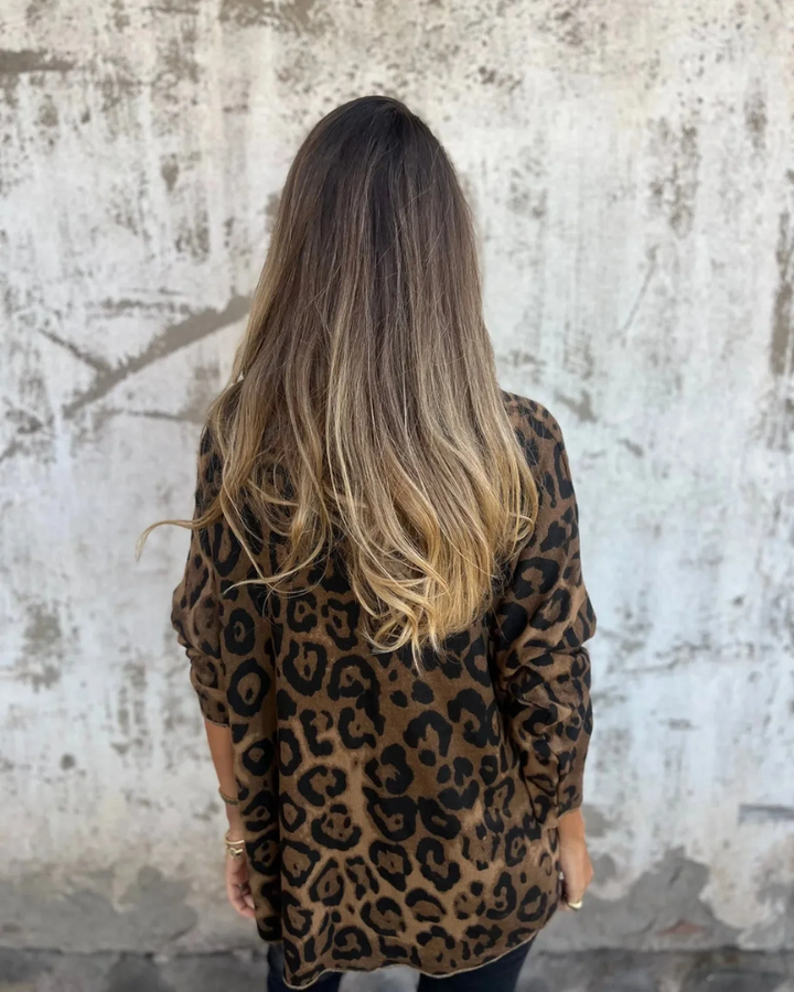 Leona | Leopard Print Casual Top