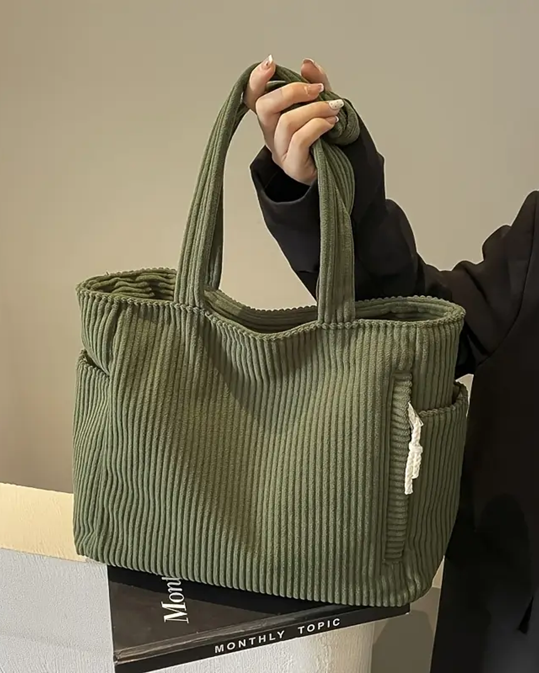 Aesthetic™ | Cord-Detail Tote Bag