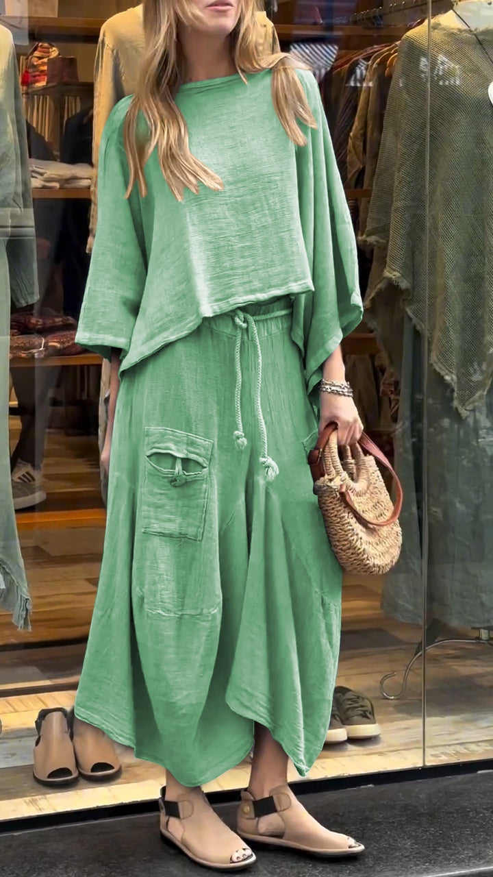 Zelora™ Flowing Casual Two-Piece Set