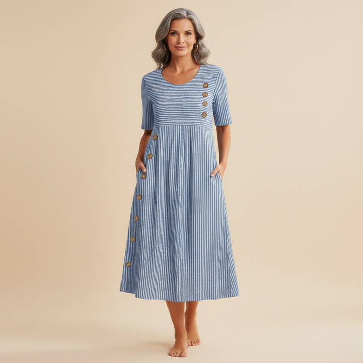 Jovie™ Striped Midi Dress