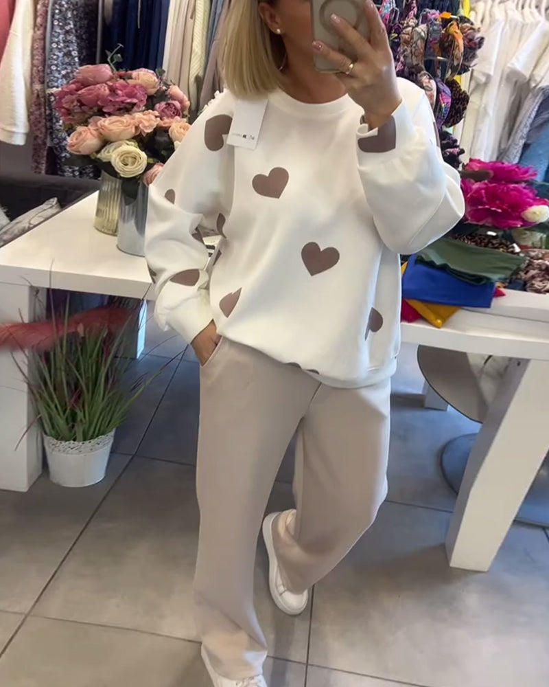 Amara | Women’s Casual Heart Sweater