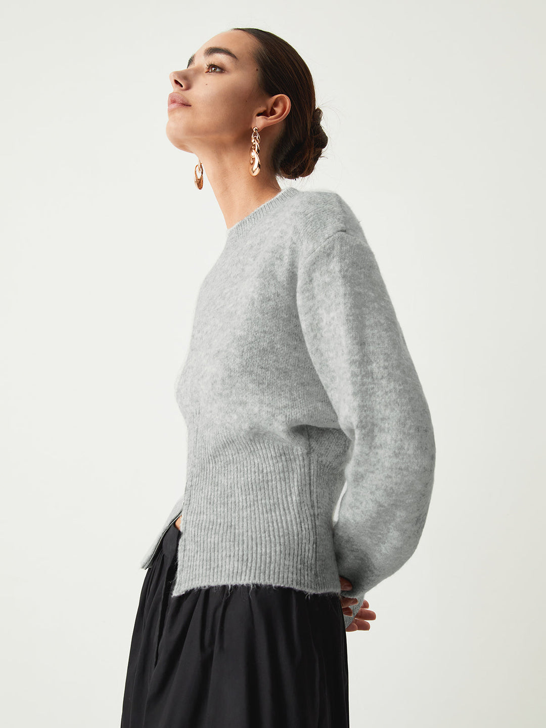 DIANA™ Half-Zip Knit cosy pullover