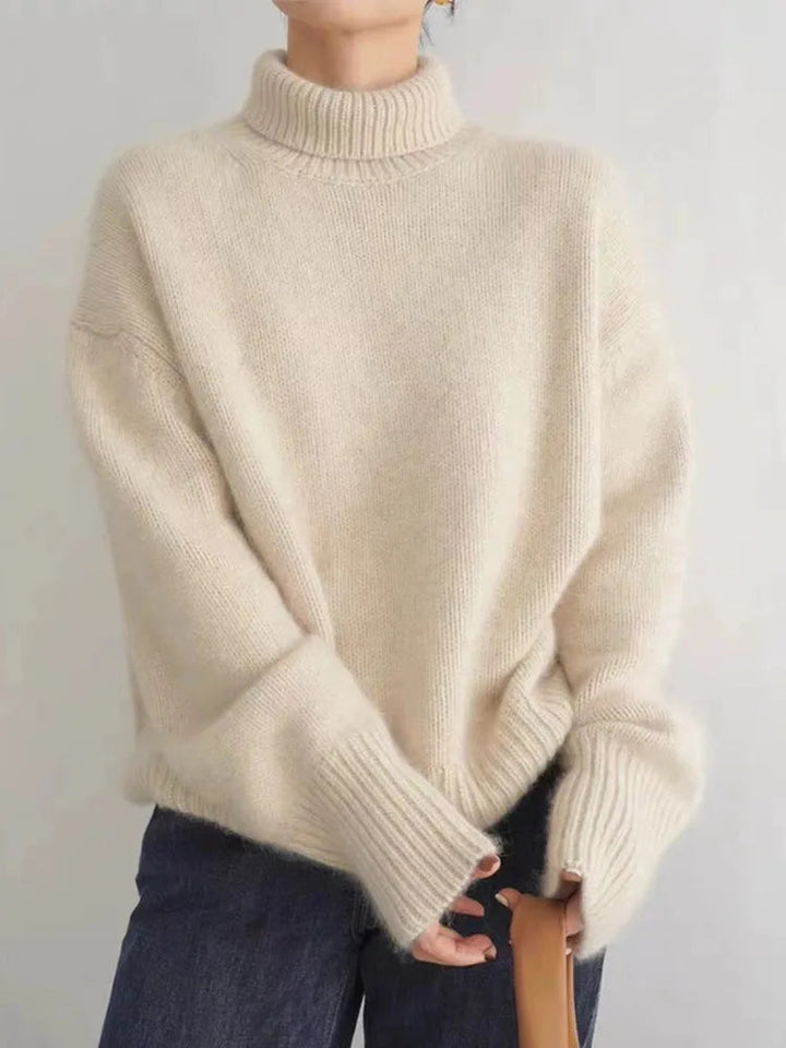 Amaya™ Luxe Cashmere Feel Turtleneck Sweater