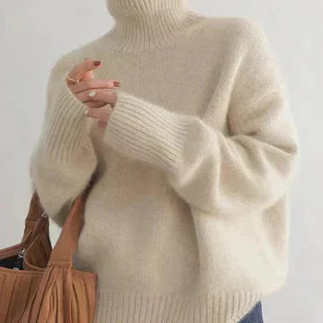 Amaya™ Luxe Cashmere Feel Turtleneck Sweater