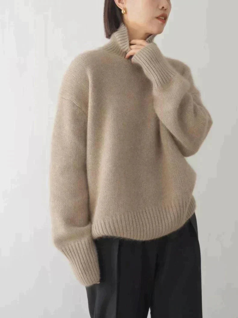 Amaya™ Luxe Cashmere Feel Turtleneck Sweater