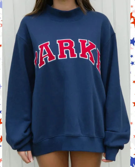 Women’s Oversized Varsity Letter Sweater