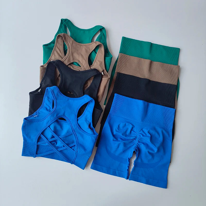 Adele™ Sport Set - 2 PCS Women Seamless Yoga Set