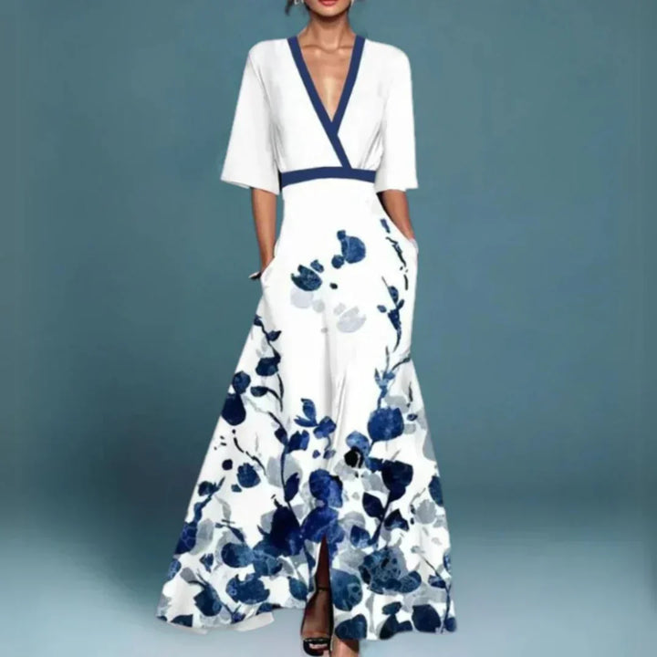 Amy™ | Chic Floral Maxi Dress