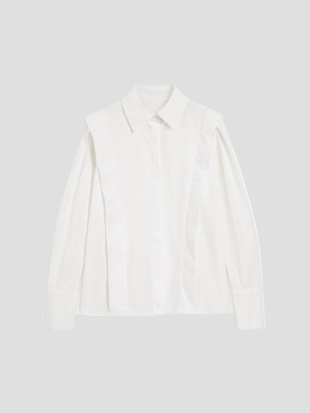Elegant Women's Square Neck Button Down Shirt