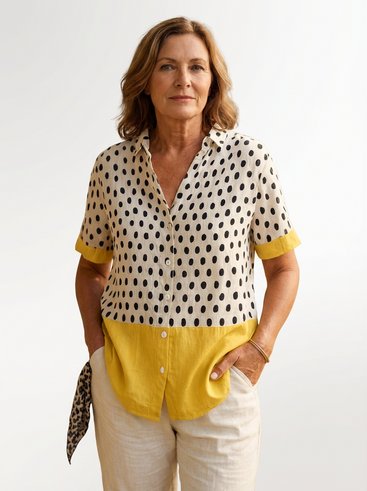 Zavi | Polka Dot Casual Blouse