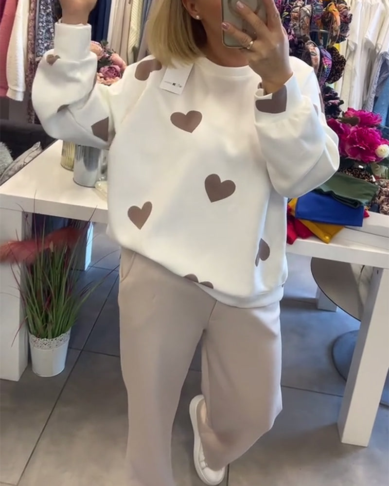 Amara | Women’s Casual Heart Sweater