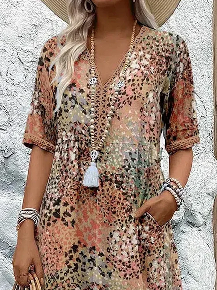 Anna | Midi Dress Tummy Coverage