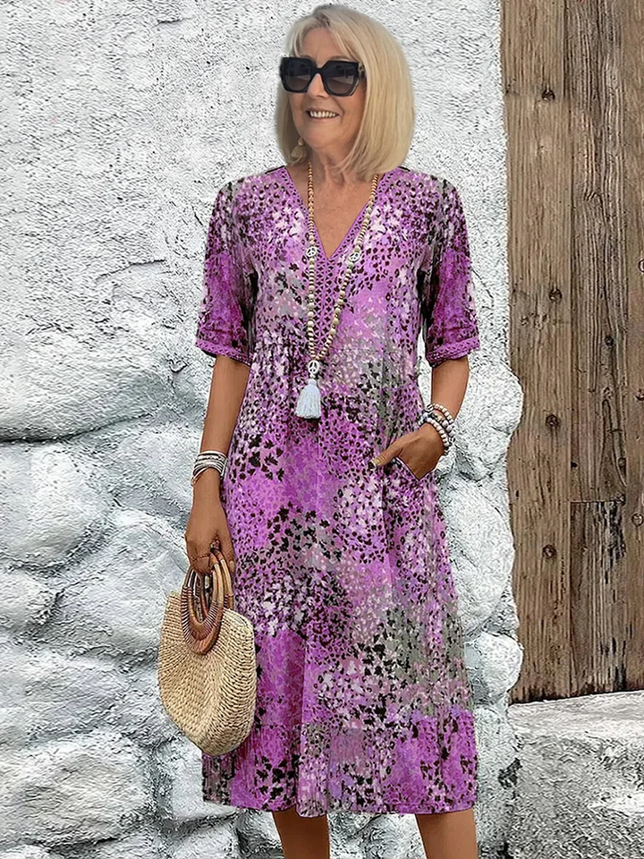 Anna | Midi Dress Tummy Coverage