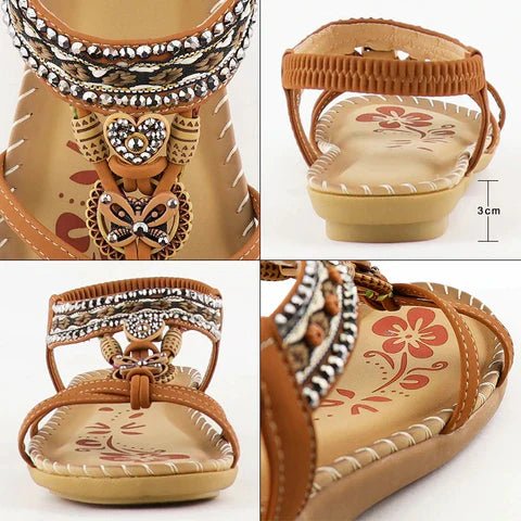 Havana | Boho Elastic Band Sandals